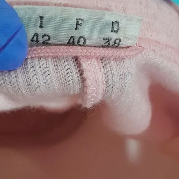 Vintage Robe Italian PinkT&J Vestor , Size 42 - Picture 9 of 9